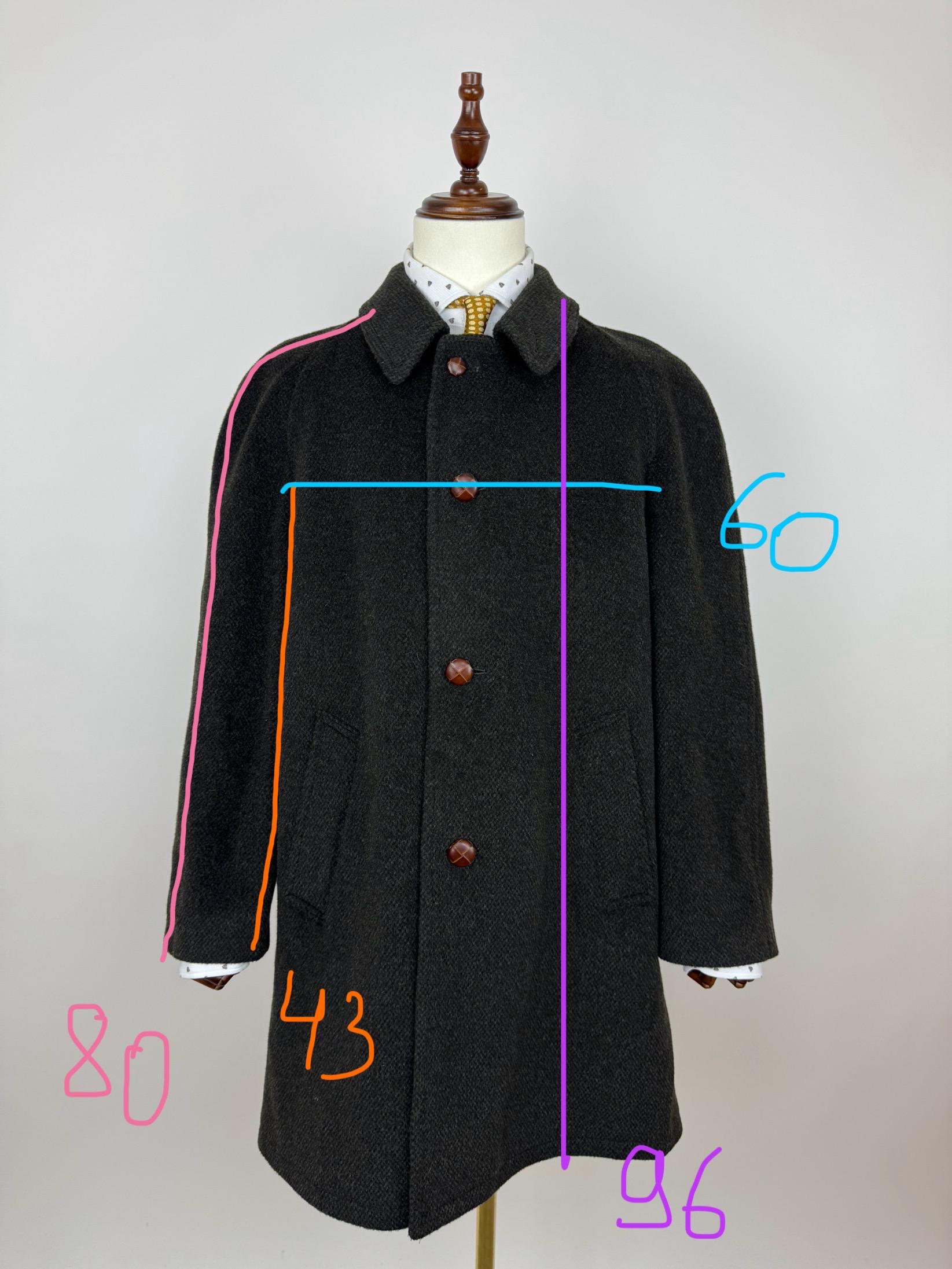 Bugatti Wool/mohair/polyamid Trench Coat Vintage Mens Size 50 Old