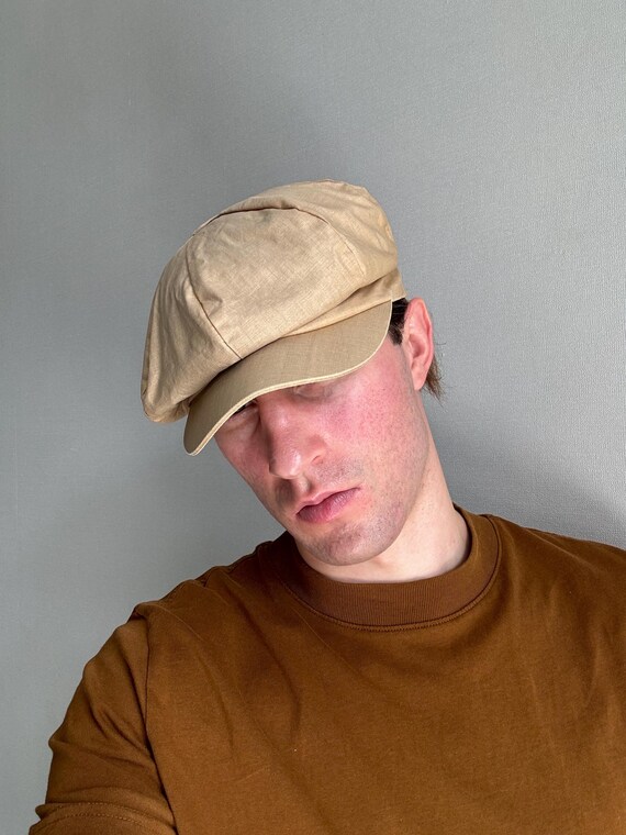 Seeberger Summer Backerboy Hat Casual Classic Hat Cap Beige  display picture 1