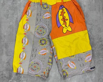 MARINER VINTAGE shorts with amazing colorful pattern 90s 80s
