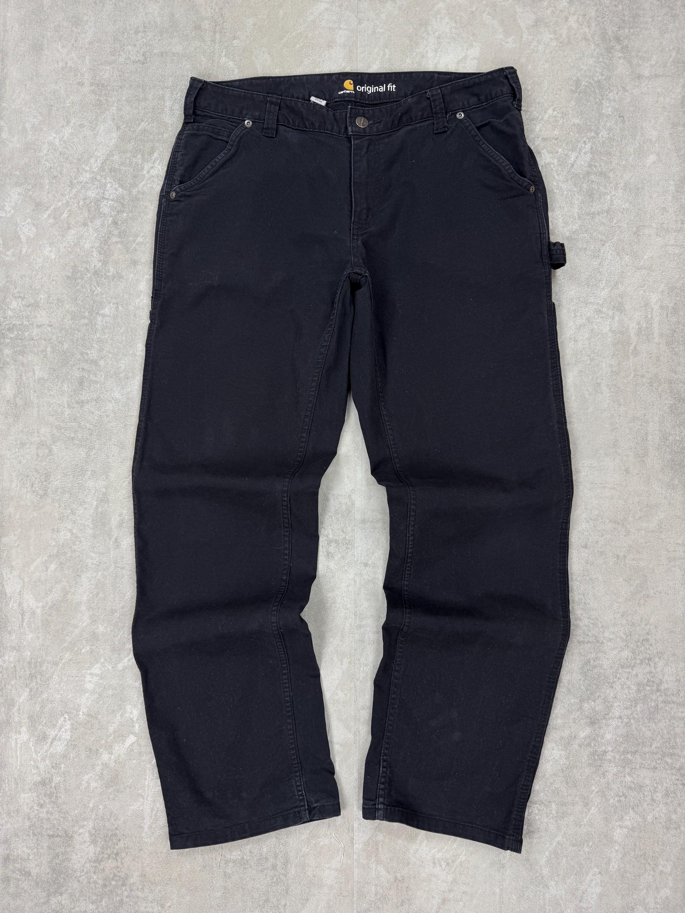 Carhartt Originals Fit Womens Work Pants Black Size 12 - Etsy