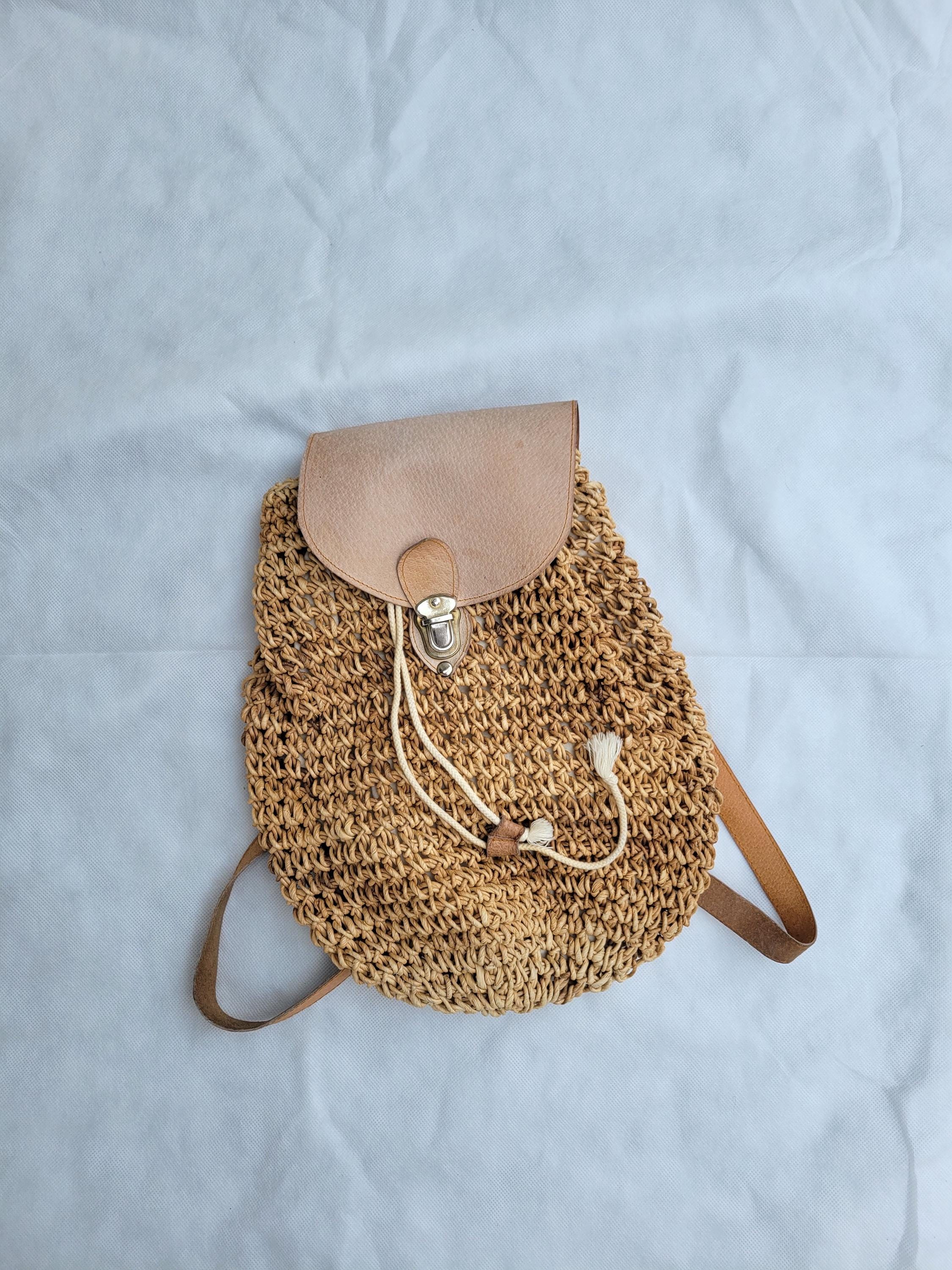 Wicker Backpack