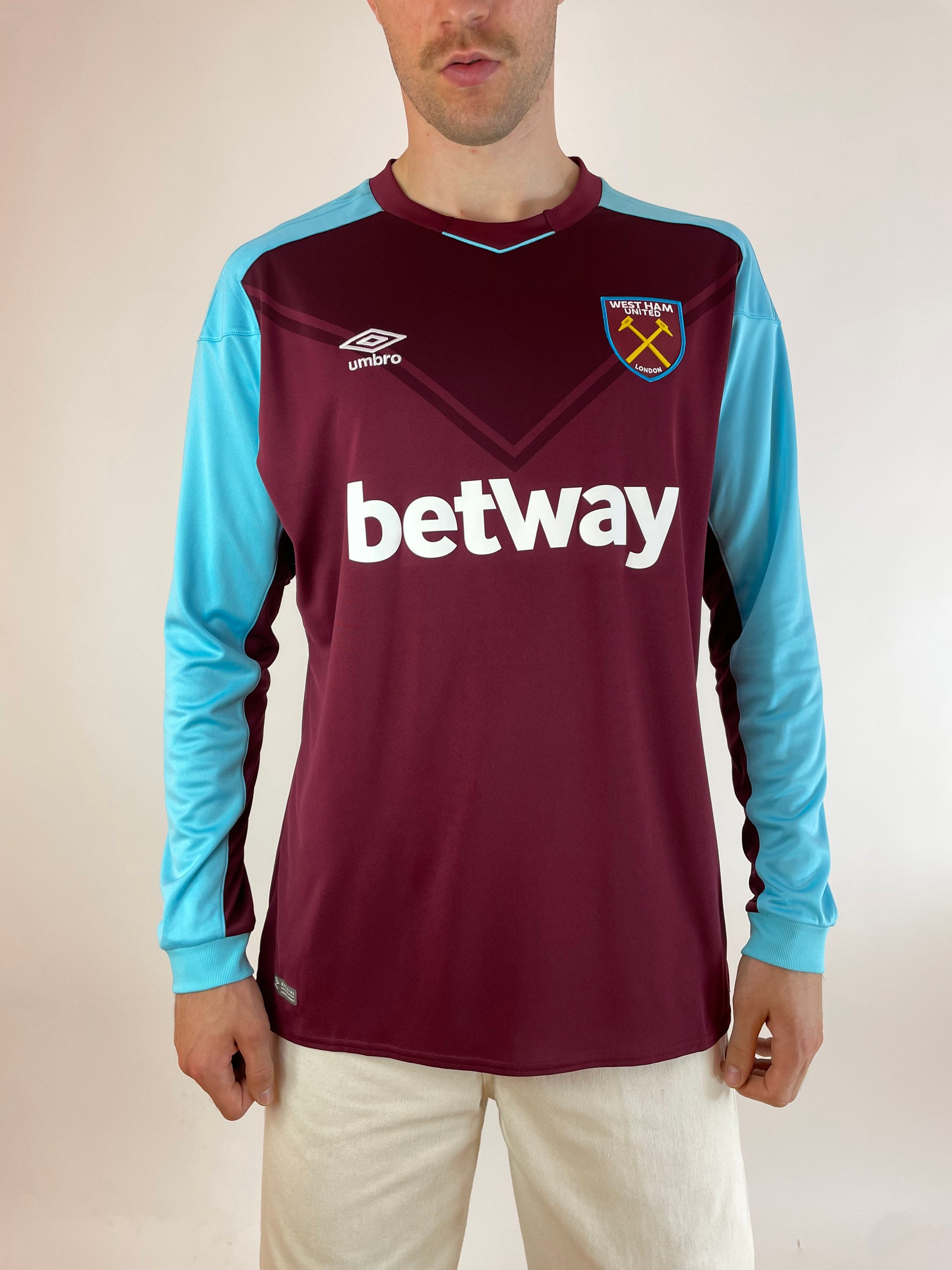 west ham shirt long sleeve