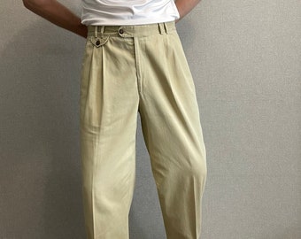 Wide Leg Chinos - Etsy
