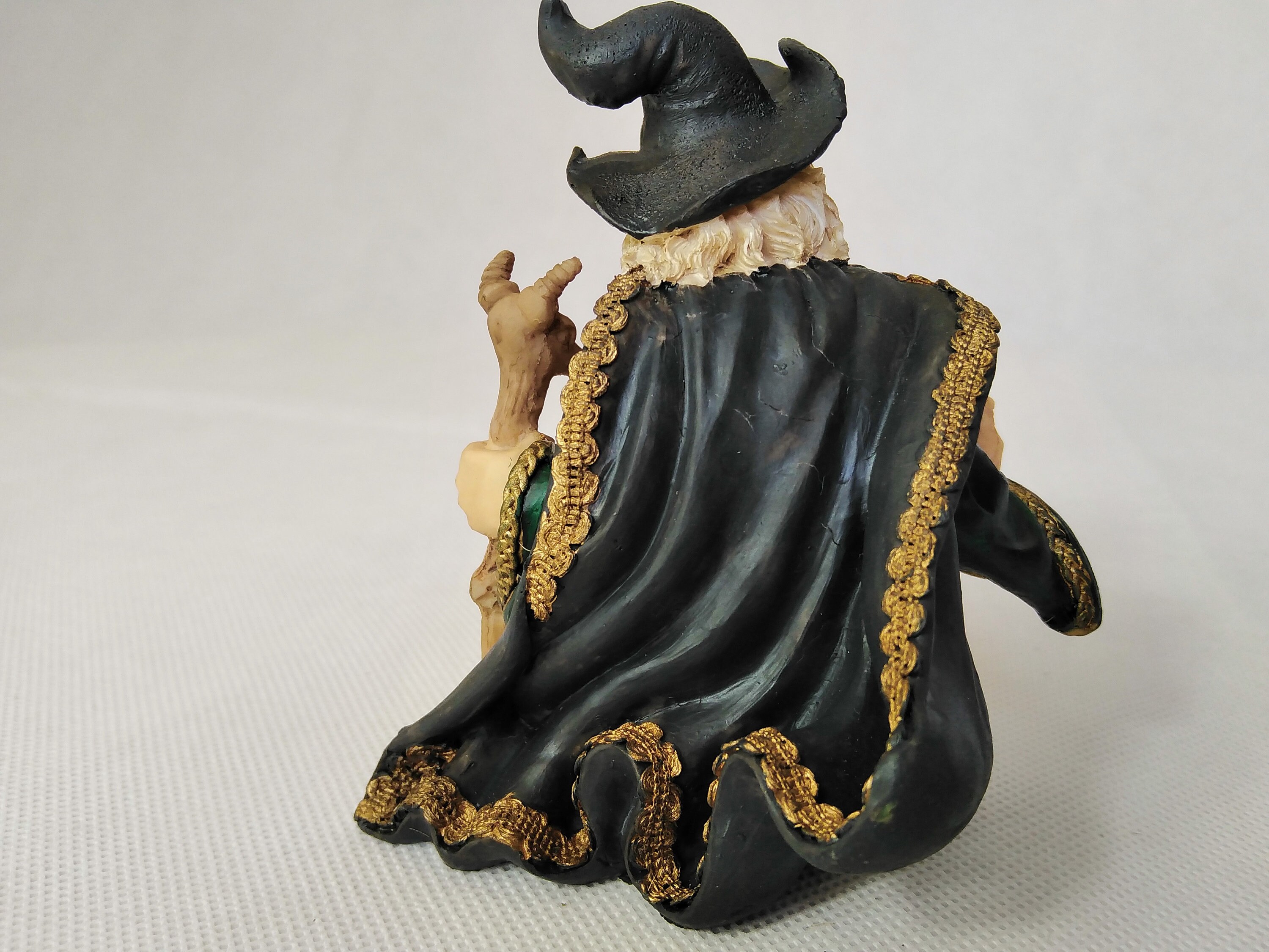 Novelty Sorcerer Wizard Merlin Figurine Ornament Casting A Etsy