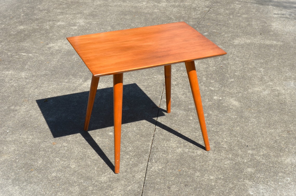 Vintage Mid Century Planner Group Side Table by Paul Mccobb Etsy