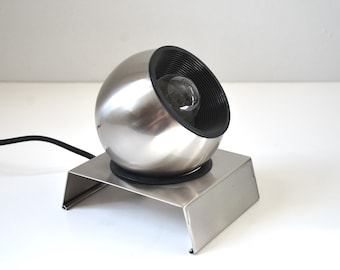 Vintage Eyeball Desk or Table Accent Lamp with Base in the style of Robert Sonneman