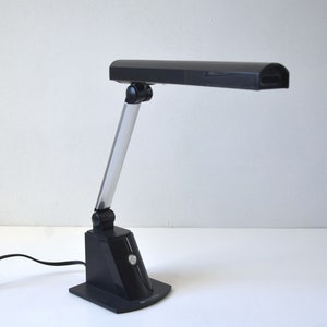 Vintage OTT-LITE Post Modern Desk Task Lamp in Black, 1990s image 2