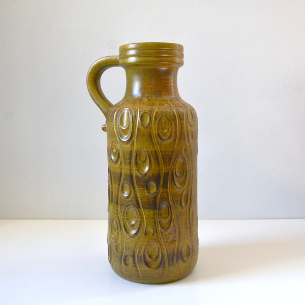 Mustard Yellow Floor Vase Etsy