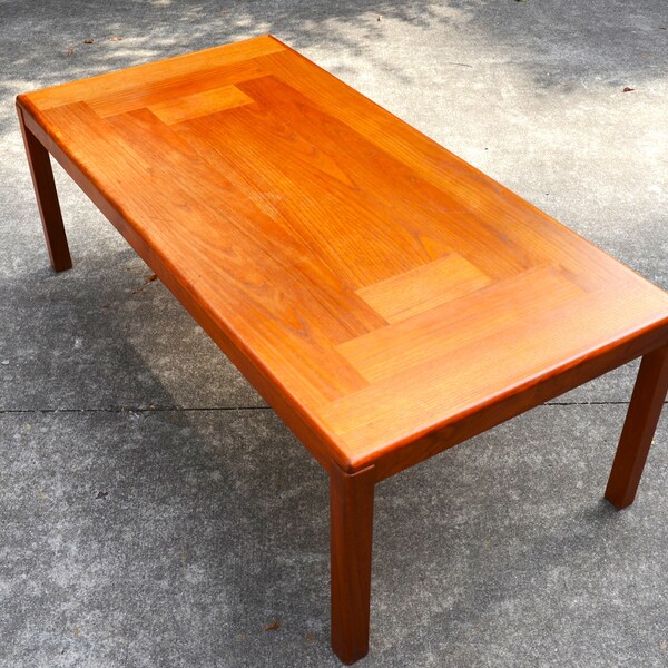 Teak Coffee Table Etsy