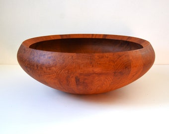 Massive 17" Staved Teak Danish Modern wooden Bowl by Jens H. Quistgaard for Dansk