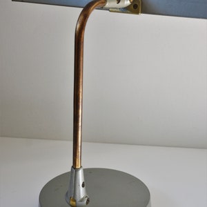 Vintage Mid-Century Industrial Fluorescent Tanker Arc Desk Lamp image 6