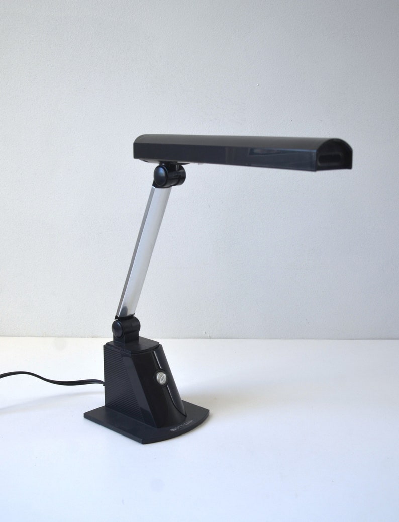 Vintage OTT-LITE Post Modern Desk Task Lamp in Black, 1990s image 8