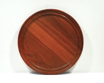 Vintage Danish Modern Solid Teak Designed by Henning Koppel Teak Tray for Georg Jensen