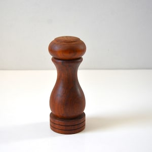 Vintage Danish Modern Teak Salt Shaker by Goodwood
