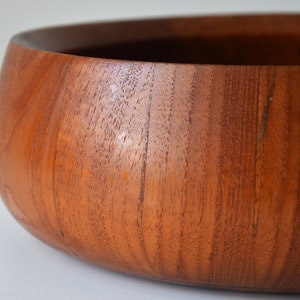 Danish Modern Teak 11 Staved Wooden Bowl by Woodline, Denmark image 5