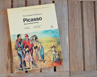 The Complete Paintings Of Picasso Blue And Rose Periods  - First Edition Hardcover Art Book - 1968