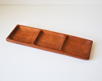 Teak Serving Tray Etsy