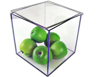 Clear Acrylic Box W/Removable Top Lid