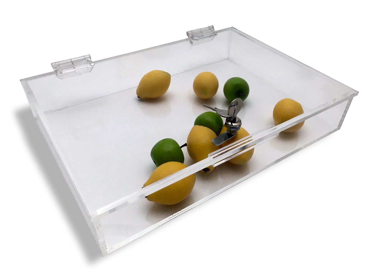 20 x 17 x 7 Large Clear Acrylic Locking Countertop Display Case