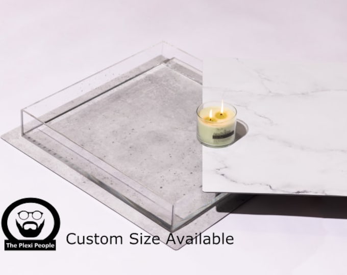 Featured listing image: Water Tight Photography Acrylic Tray | Clear Acrylic Plastic Marbling Tray | Perfect For Water Photography!