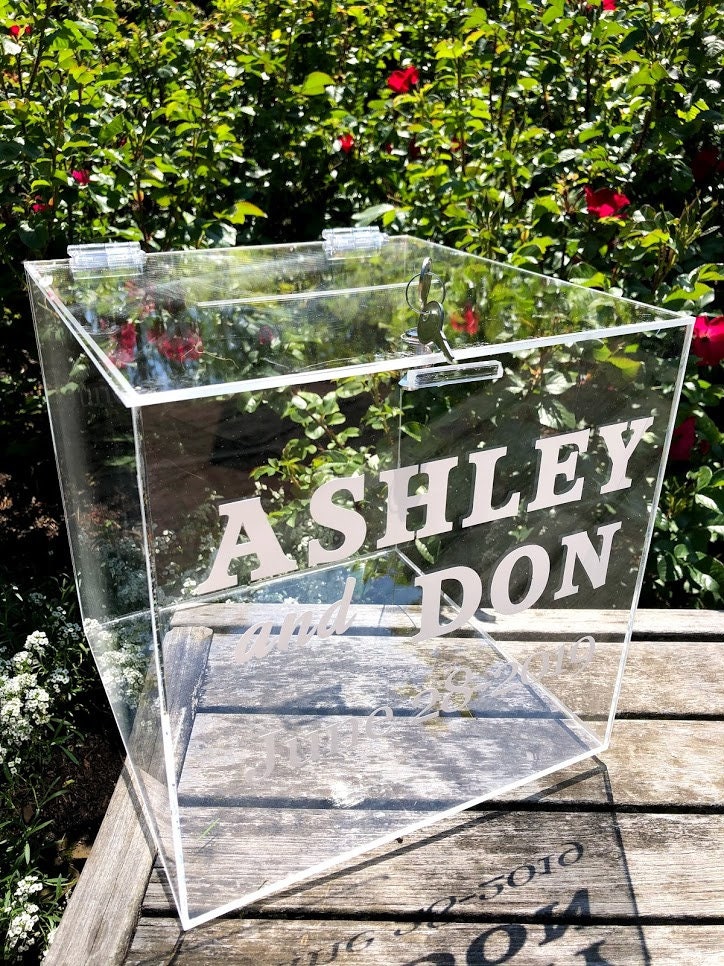 Personalized Wedding Card Box