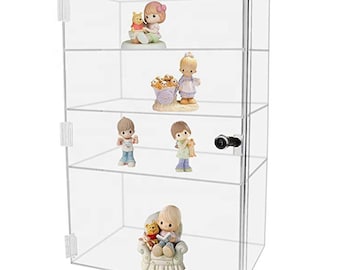 Acrylic Display Cabinet With Lock - Rectangular Locking Clear Acrylic Display Case