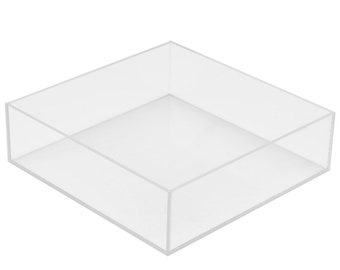 Economical Clear Acrylic Plexiglass Tray