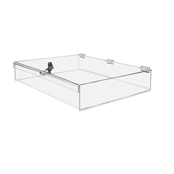 888 Display USA Acrylic Rectangular Box - 10 Boxes (2 x 1 x 3/4)