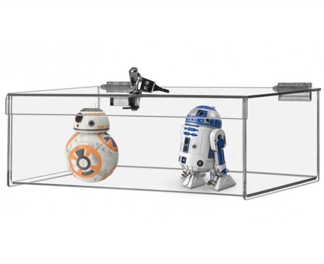 Acrylic Display Case With Lock Countertop Jewelry Display Case Etsy