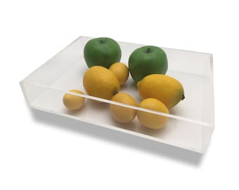 Clear Rectangular Acrylic Boxes - Trays