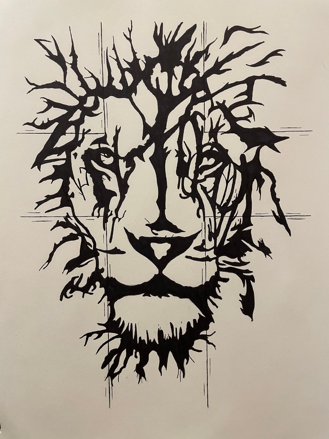 León de la Tribu de Judá 9x12 Dibujo de tinta - Etsy España León de la Tribu de Judá 9x12 Dibujo de tinta - Etsy España