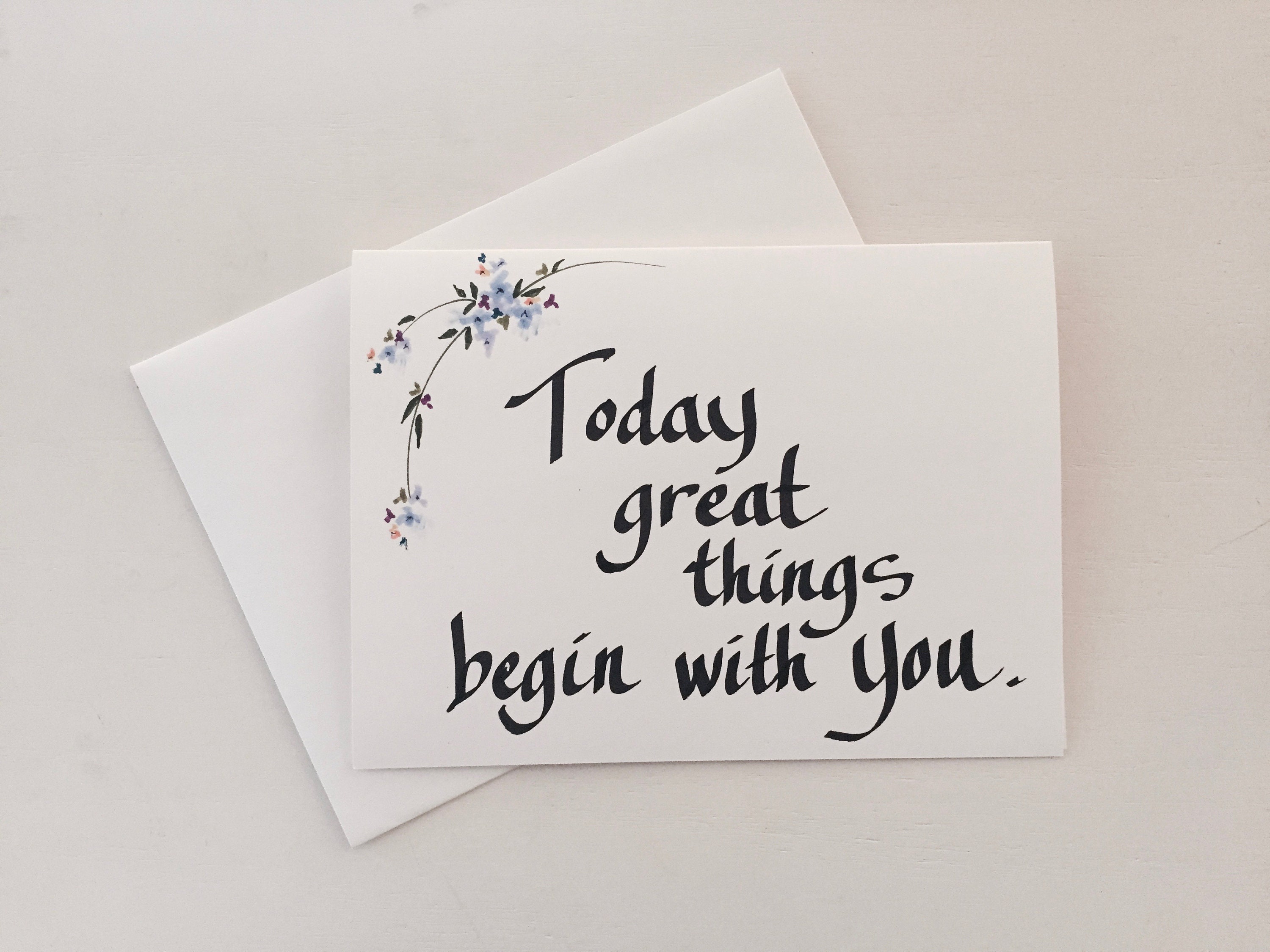 Inspirational Card Motivational Card Encouraging Card for  Etsy