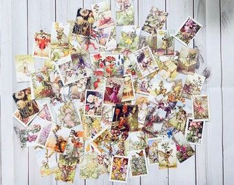 SpringSummer Handcut 70 Piece Paper Ephemera for Scrapping Junk Journal Cards Smashbook Collage Kids Crafts etc Buy 2 Get 3rd 50/% off!
