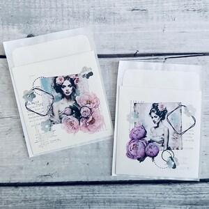 Junk Journal Cluster card Pockets For Junk Journal | Handmade Vintage Library Card Pocket | Embellishment Ephemera Pockets For Junk Journal