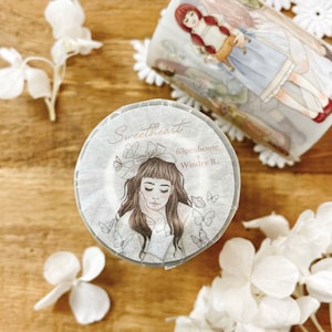 63Penhouse x Windry R. Sweetheart girl PET tape for journaling, scrapbooking, bullet journal, sticker journaling, and card making for panpal