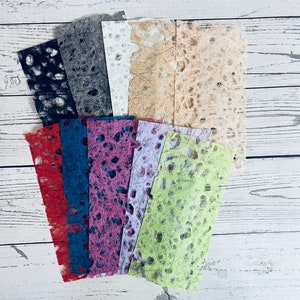 Mixed Color Textured Paper Set | Junk Journal Textured Paper | Scrapbook Paper | Textured Paper For Journal | Card Making Paper| 10 Sheets