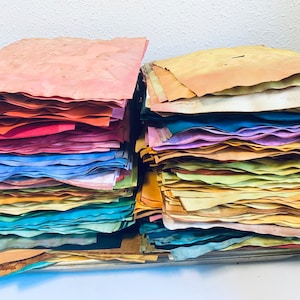 Carta colorata al tè per diario di scarto, carta colorata, carta tinta al caffè per album, carta per la creazione di libri, carta tinta al tè per diario