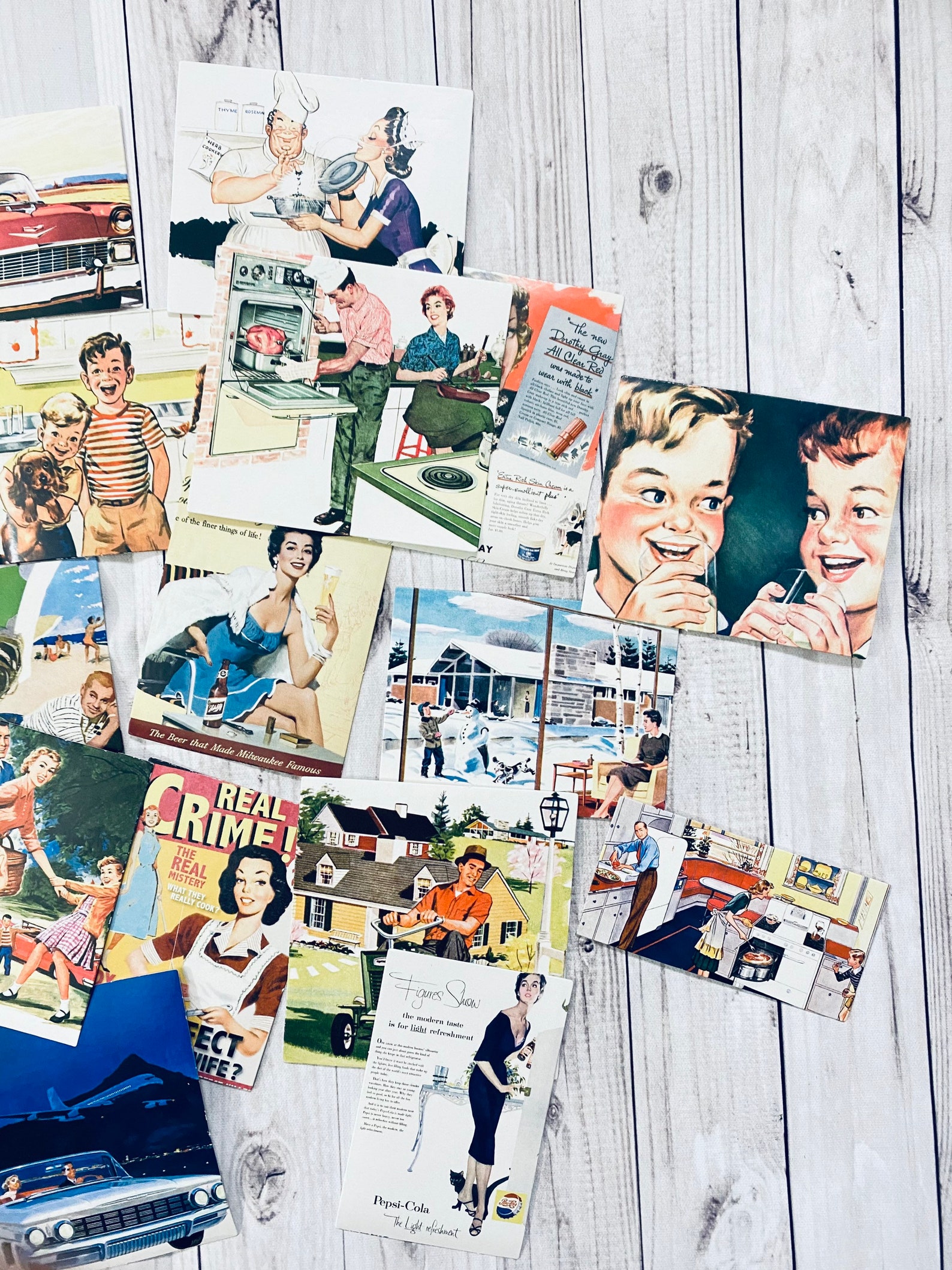 Junk journal 24 vintages themed stickers. Journaling stickers Etsy