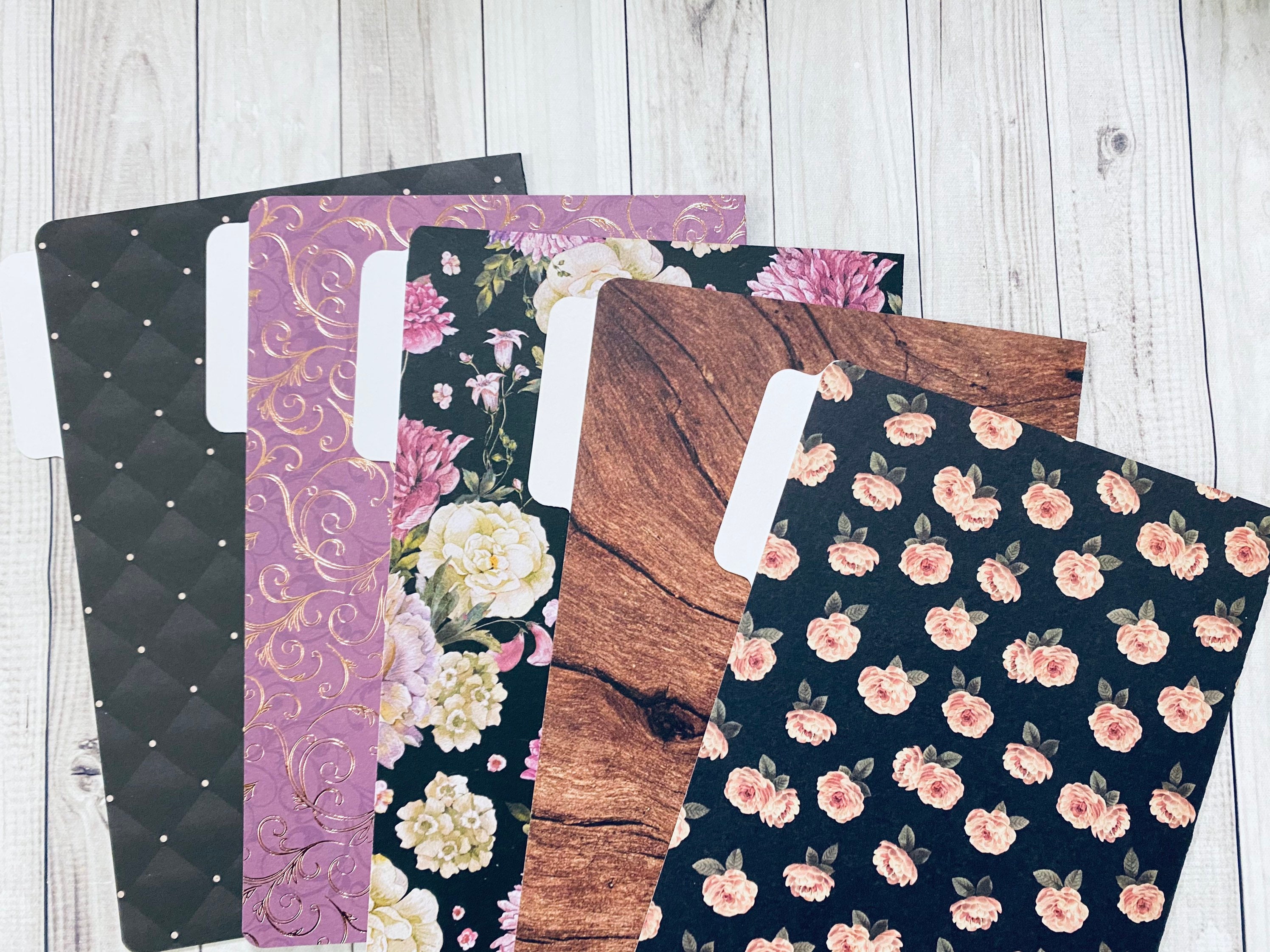 A set of 5 hand cut journaling folders set. Journaling Etsy