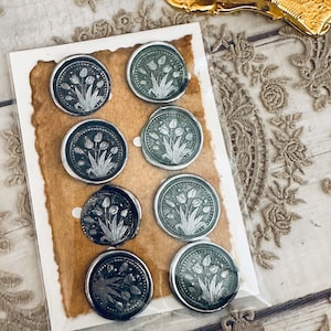 Handmade Wax Seal Stickers – Vintage Letter Sealing Wax – Wax Seal Stickers for Wedding Invitations, Envelopes, Journals & Scrapbooking