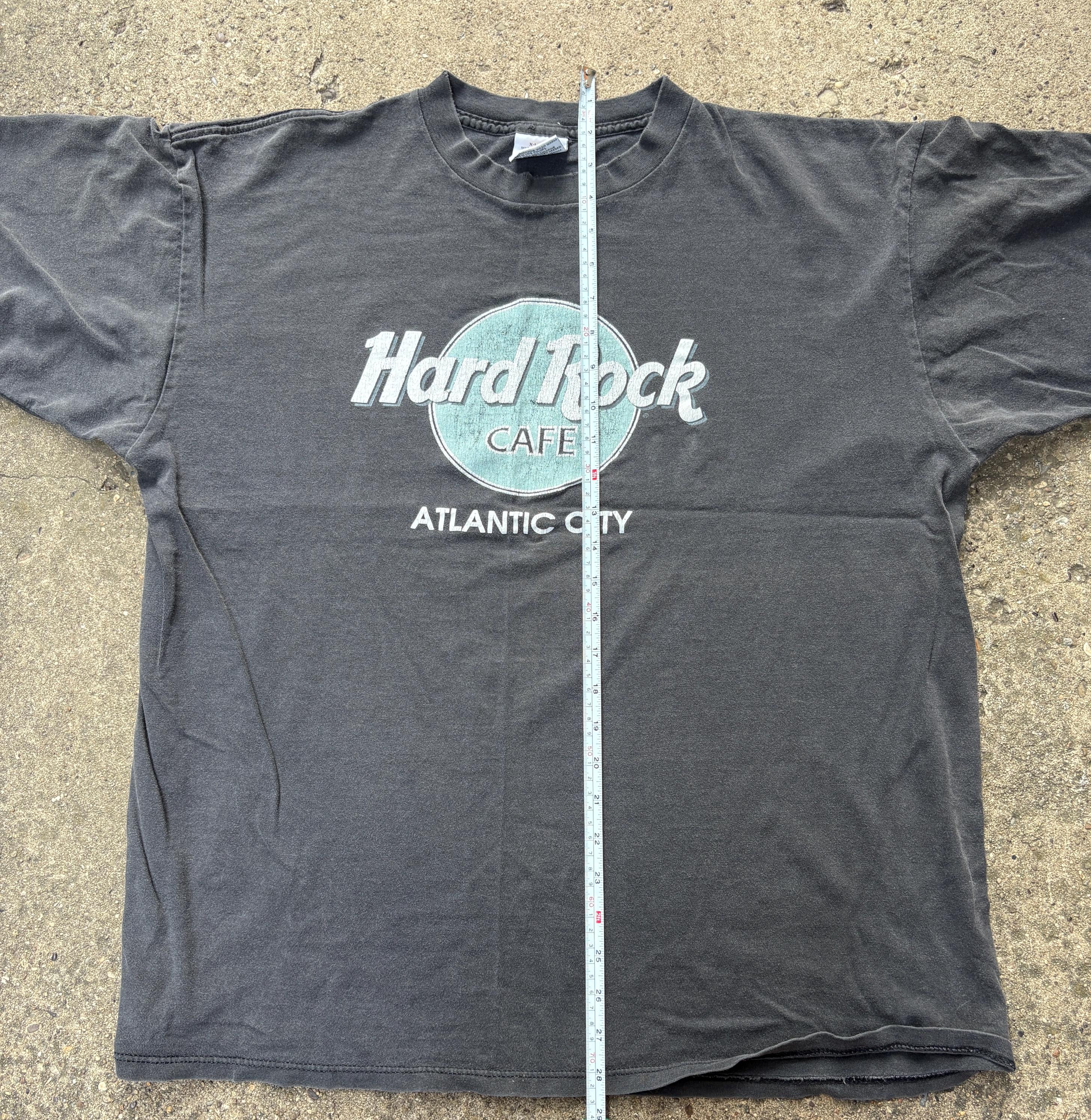 Vintage 1990s Made in USA XL Hard Rock Cafe Atlantic City New