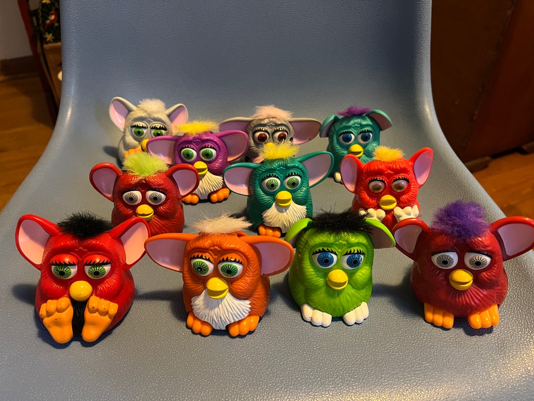 11 Mcdonald's 1998 Furby USA Happy Meal Toys Vintage Lot All Different ...
