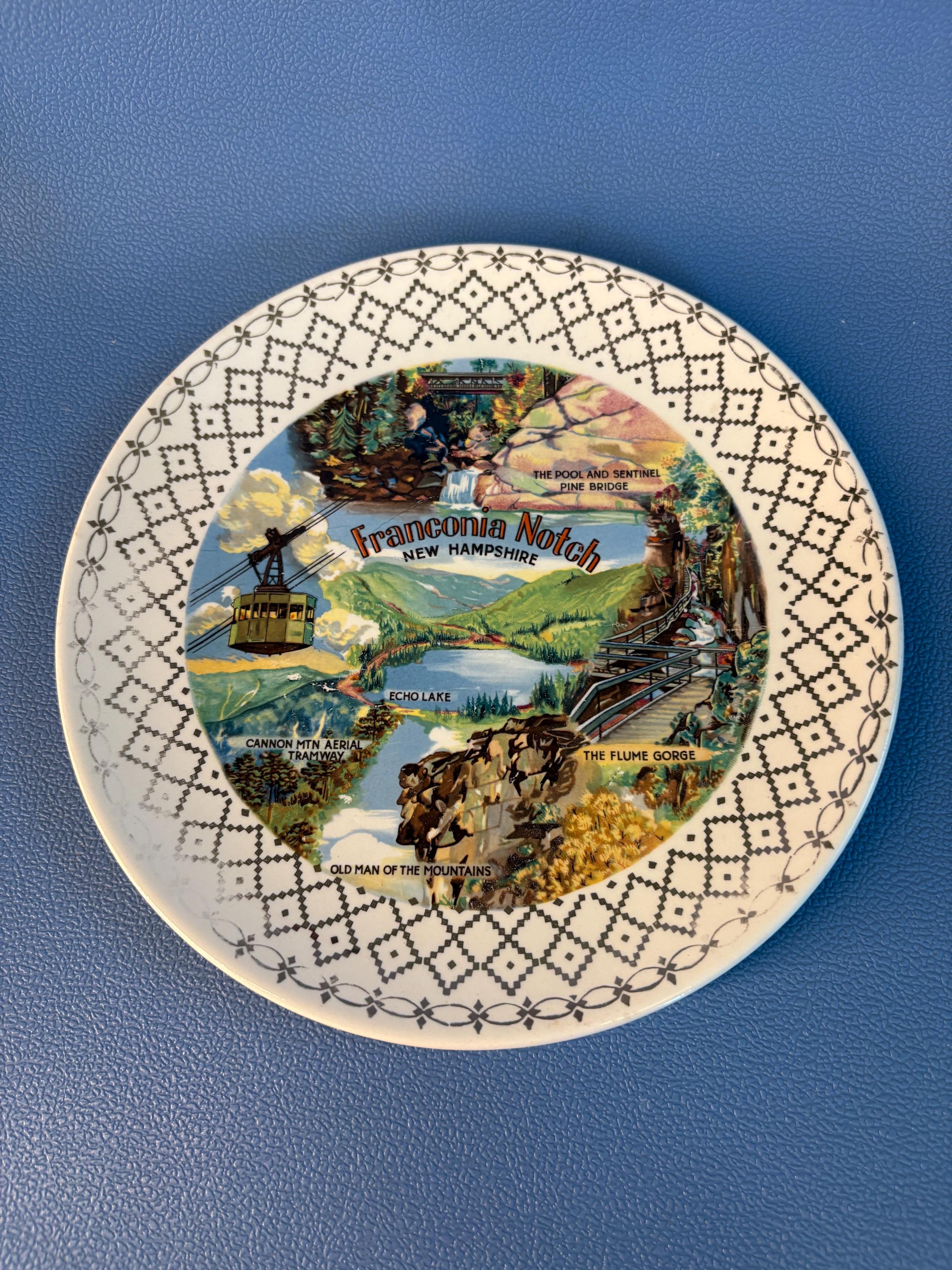 Old Man of the Mountain Souvenir Plates - Etsy