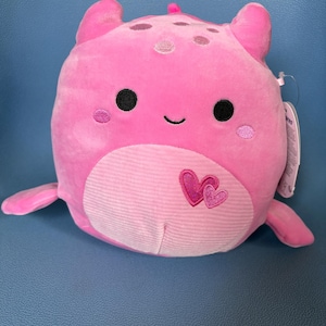 NWT New Squishmallows Squishmallow 2025 Valentines Day Artin The Loch Ness Hearts Monster 8 inch Collectible Rare HTF Cute Kawaii Cryptid