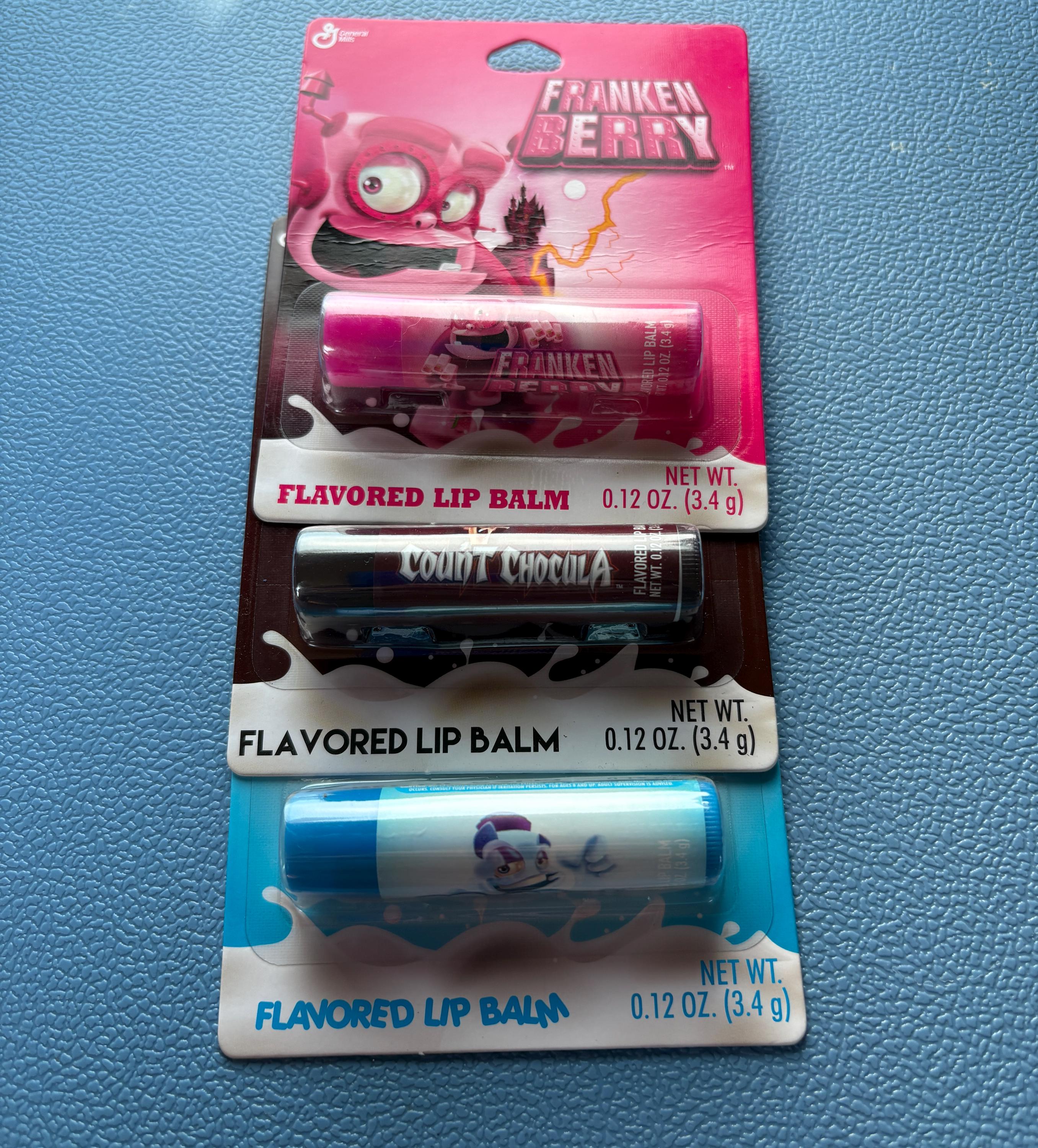 Monster Cereal Lip Balm Buy 1, 2 or All 3 Frankenberry Boo Berry