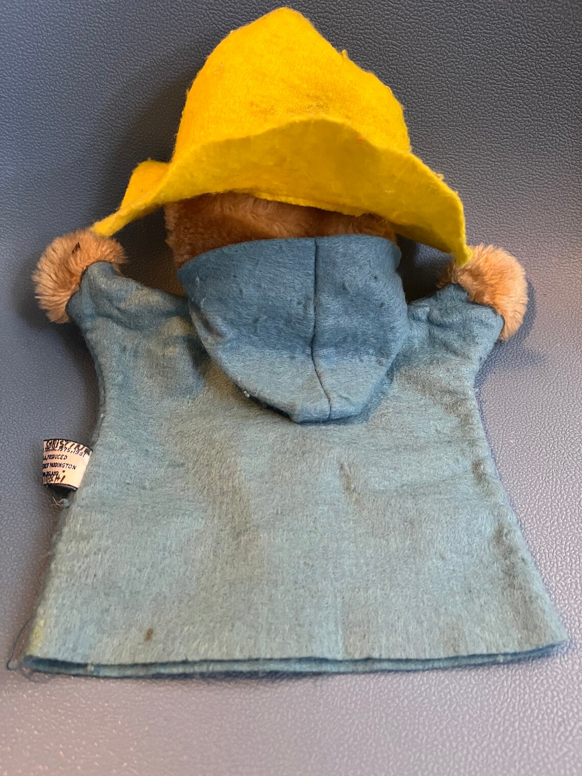 Vintage 1981 Paddington Bear Hand Puppet Eden Korea Blue Coat Etsy