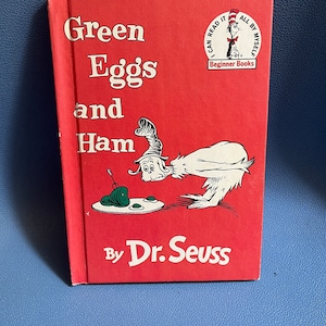 Vintage 1960 Anfänger Bücher Ich kann es lesen Hardcover Grüne Eier und Ham Dr. Seuss Guter Zustand Hardcover Sammlerstück 60er Jahre Kinderbuch