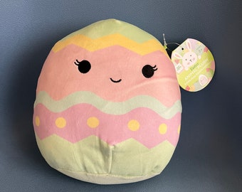 RARE Squishmallow Spring 8” Edie the Easter Egg Squishmallow 2021 Original Collectible Clean Squishmallows Stuffed Animal Holiday Gift