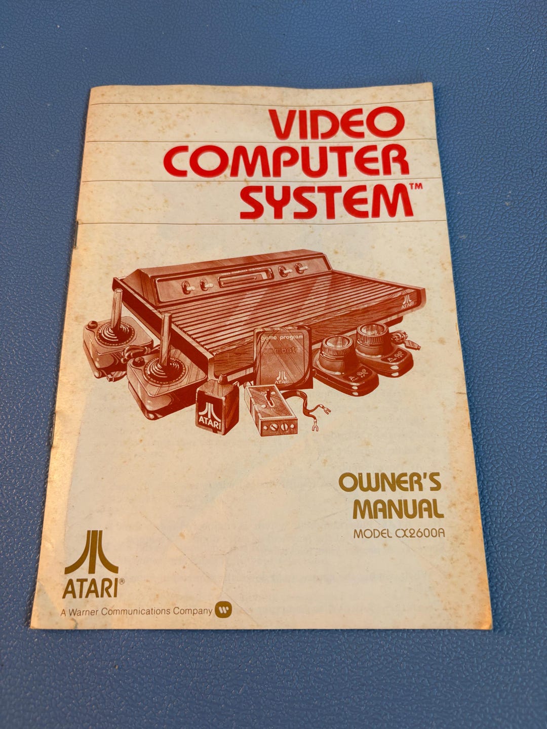 Vintage 1980 Atari Video Computer System CX2600A Owners Manual Original ...