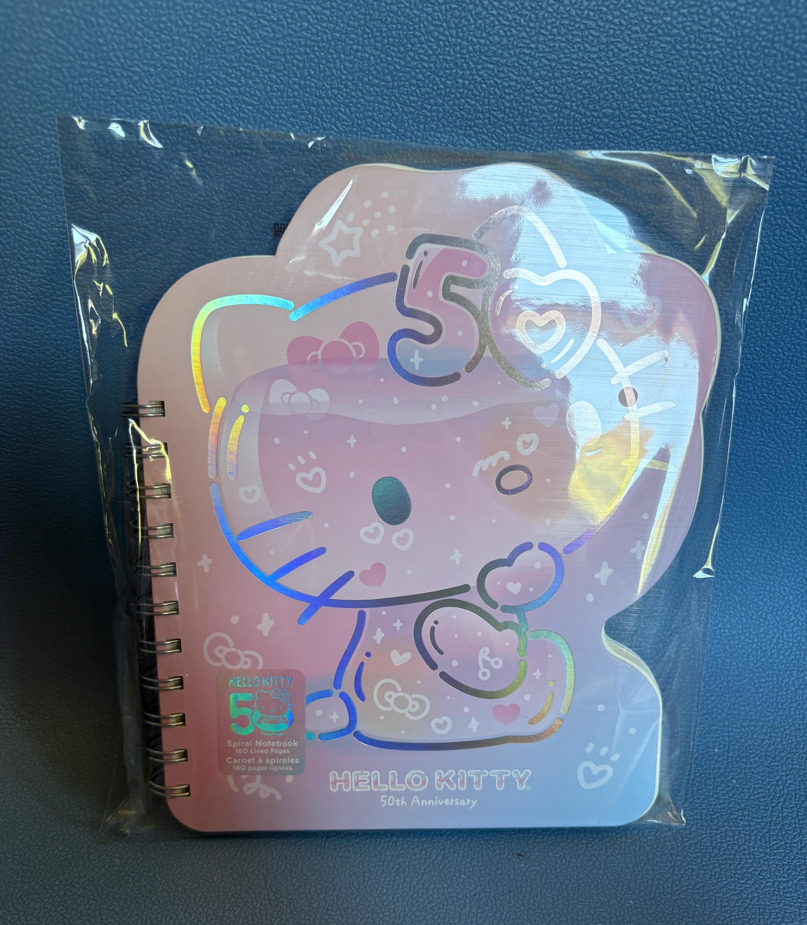 New Hello Kitty X Studio Oh! 50th Anniversary Spiral Notebook